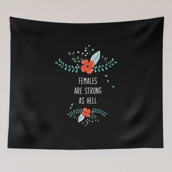 Item preview, Females Are Strong As Hell designed and sold by TeeTimeGuys.