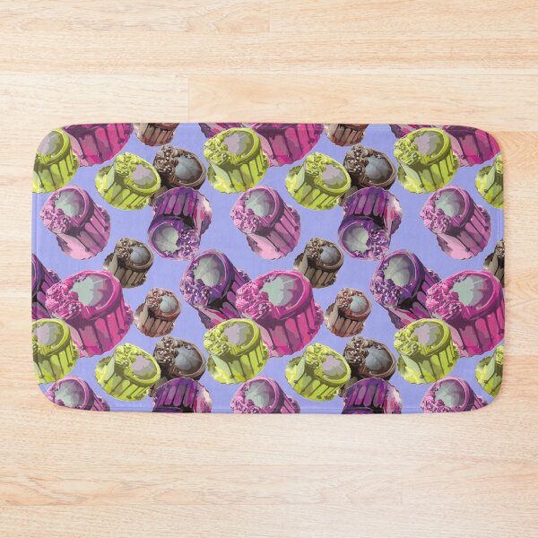 Item preview, Desserts - Colorful Cakes on Purple Background - Photography designed and sold by Victoria Rose.