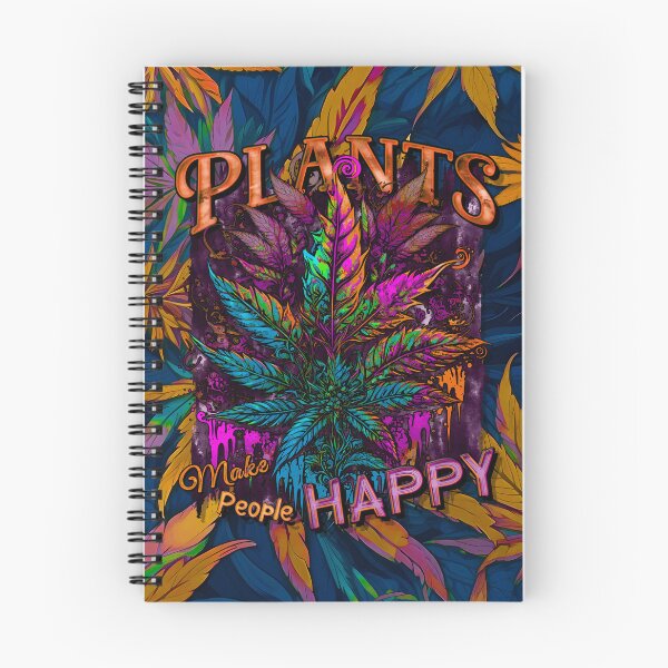 Item preview, Plants Make People Happy Drippy Hemp Cannabis Leaves Pattern designed and sold by MindWave THC.