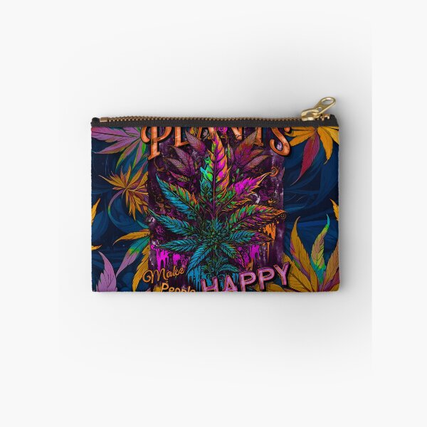 Item preview, Plants Make People Happy Drippy Hemp Cannabis Leaves Pattern designed and sold by MindWave THC.
