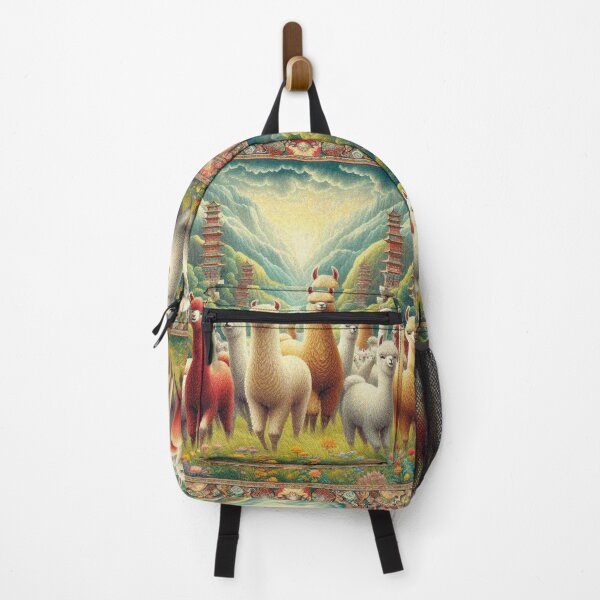Item preview, Mountain Temples and the Herd of Alpaca  designed and sold by Illuministique.