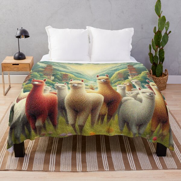 Item preview, Mountain Temples and the Herd of Alpaca designed and sold by Illuministique.