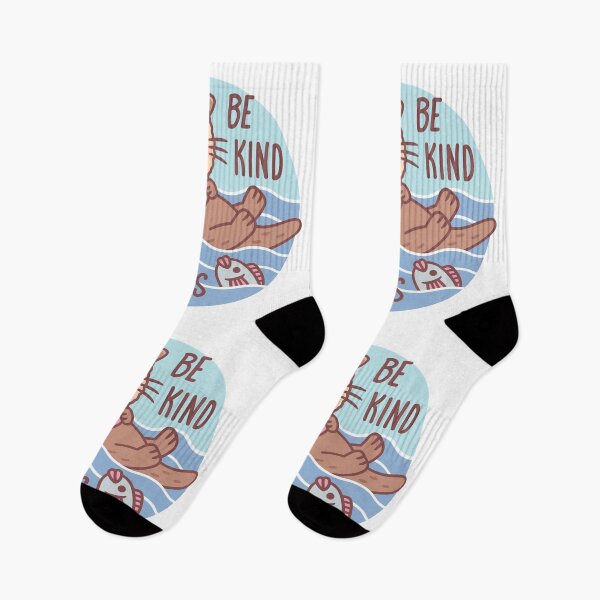 Item preview, Cute Sea Otter Be Kind To Otters Pun designed and sold by rustydoodle.