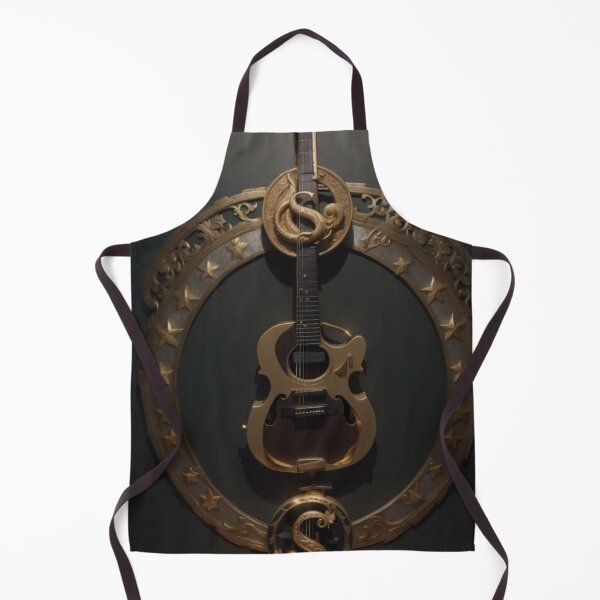 Item preview, Guitar in Metal Circle with Stars designed and sold by LaLi-Designs.