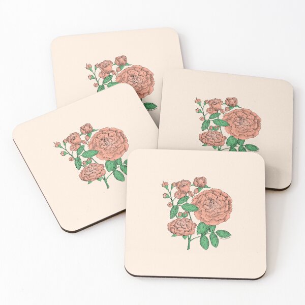 Item preview, Apricot Rosette Rose Bloom Full 26-40 Petals In 3+ Rows designed and sold by Rachael Taylor.