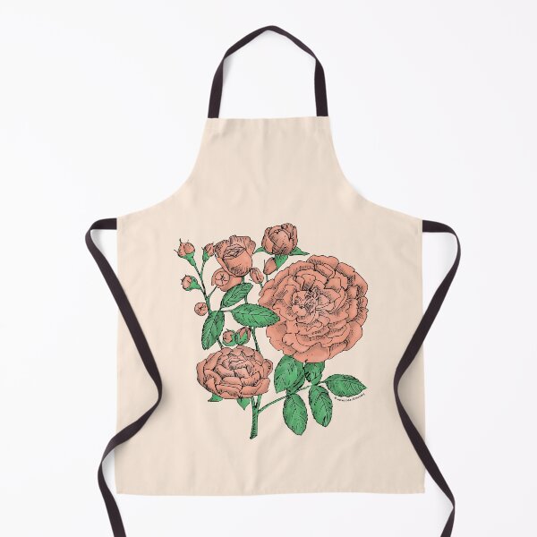 Item preview, Apricot Rosette Rose Bloom Full 26-40 Petals In 3+ Rows designed and sold by Rachael Taylor.
