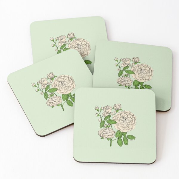 Item preview, Cream Rosette Rose Bloom Full 26-40 Petals In 3+ Rows designed and sold by Rachael Taylor.