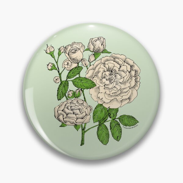 Item preview, Cream Rosette Rose Bloom Full 26-40 Petals In 3+ Rows designed and sold by Rachael Taylor.