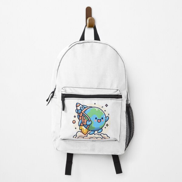 Item preview, Kawaii Planet: A Rocket Backpack designed and sold by CanvasCutie.