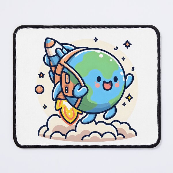Item preview, Kawaii Planet: A Rocket Backpack designed and sold by CanvasCutie.