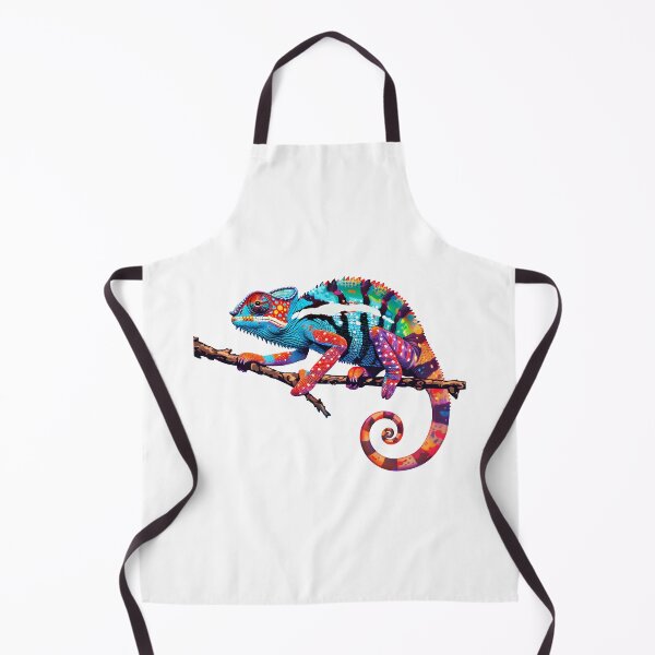 Item preview, Panther chameleon clings to a branch, bright and beautiful colors. #6 designed and sold by kizenya.