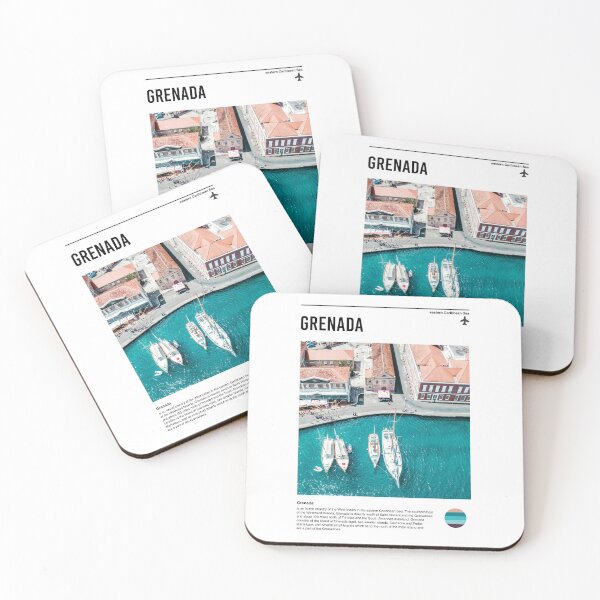 Item preview, Visit Grenada (minimal travel poster) designed and sold by RabbitK.