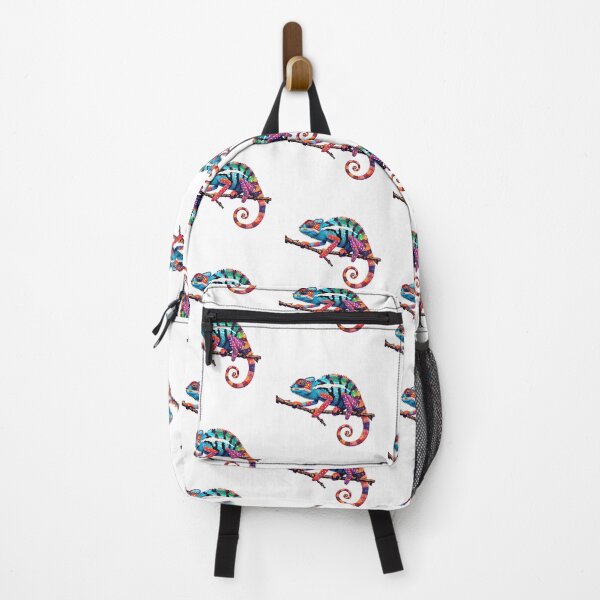 Item preview, Panther chameleon clings to a branch, bright and beautiful colors. #6 designed and sold by kizenya.