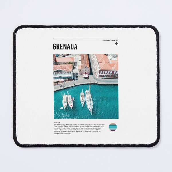Item preview, Visit Grenada (minimal travel poster) designed and sold by RabbitK.