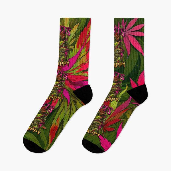 Item preview, Plants Make People Happy Drippy Hemp Cannabis Leaves Pattern designed and sold by MindWave THC.