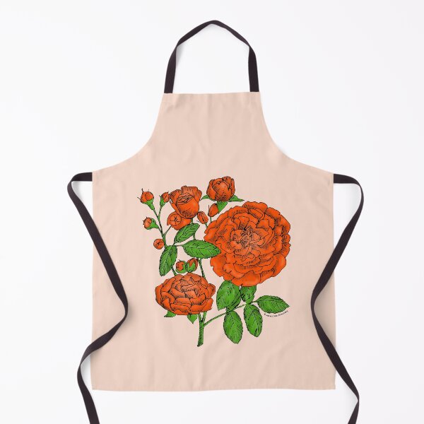 Item preview, Orange Rosette Rose Bloom Full 26-40 Petals In 3+ Rows designed and sold by Rachael Taylor.