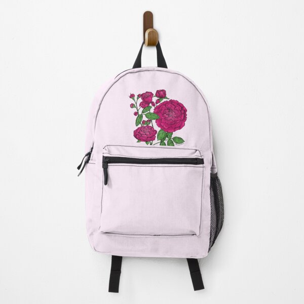 Item preview, Deep Pink Rosette Rose Bloom Full 26-40 Petals In 3+ Rows designed and sold by Rachael Taylor.