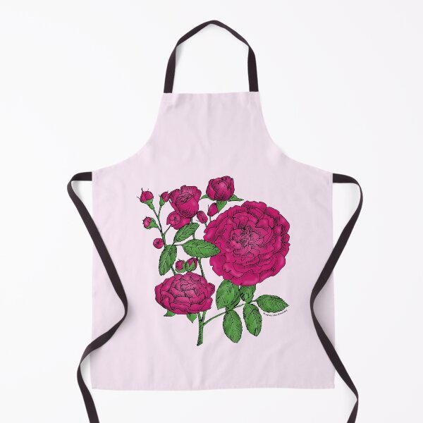 Item preview, Deep Pink Rosette Rose Bloom Full 26-40 Petals In 3+ Rows designed and sold by Rachael Taylor.