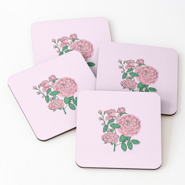 Item preview, Light Pink Rosette Rose Bloom Full 26-40 Petals In 3+ Rows designed and sold by Rachael Taylor.