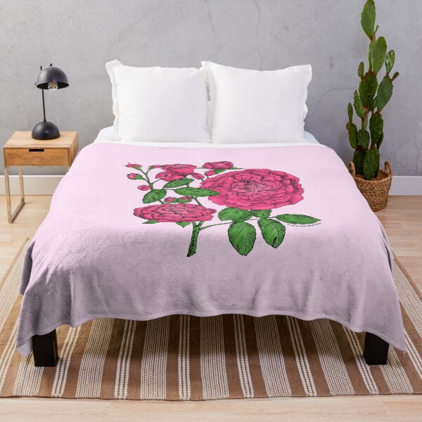 Item preview, Mid Pink Rosette Rose Bloom Full 26-40 Petals In 3+ Rows designed and sold by Rachael Taylor.