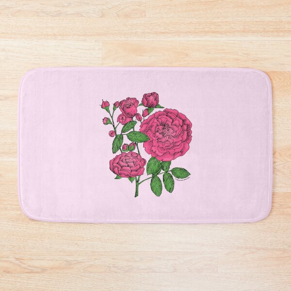 Item preview, Mid Pink Rosette Rose Bloom Full 26-40 Petals In 3+ Rows designed and sold by Rachael Taylor.