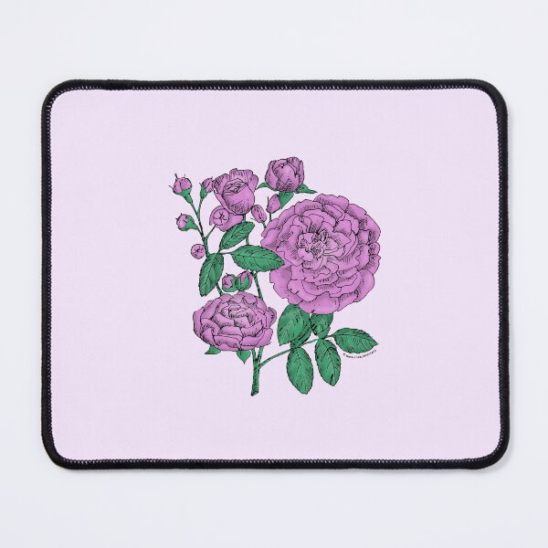 Item preview, Purple Rosette Rose Bloom Full 26-40 Petals In 3+ Rows designed and sold by Rachael Taylor.
