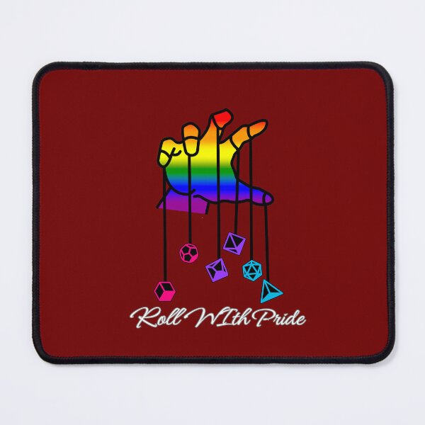 Item preview, Androgynous DND Rainbow Pride Flag, Androgynous Roll With Pride Design, Dungeon Master designed and sold by Travelslightly.