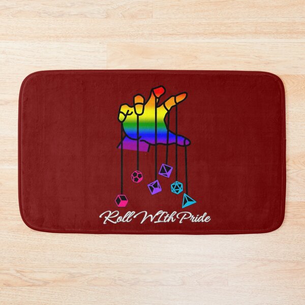 Item preview, Androgynous DND Rainbow Pride Flag, Androgynous Roll With Pride Design, Dungeon Master designed and sold by Travelslightly.