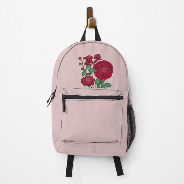 Item preview, Dark Red Rosette Rose Bloom Full 26-40 Petals In 3+ Rows designed and sold by Rachael Taylor.