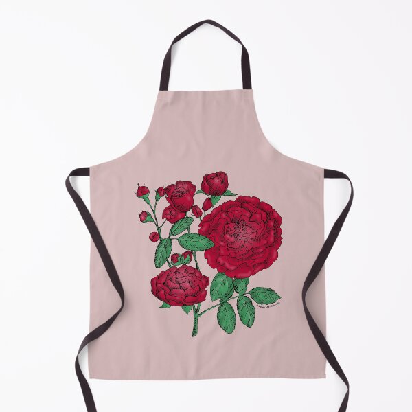 Item preview, Dark Red Rosette Rose Bloom Full 26-40 Petals In 3+ Rows designed and sold by Rachael Taylor.