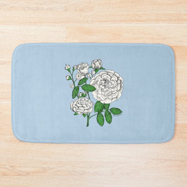 Item preview, White Rosette Rose Bloom Full 26-40 Petals In 3+ Rows designed and sold by Rachael Taylor.