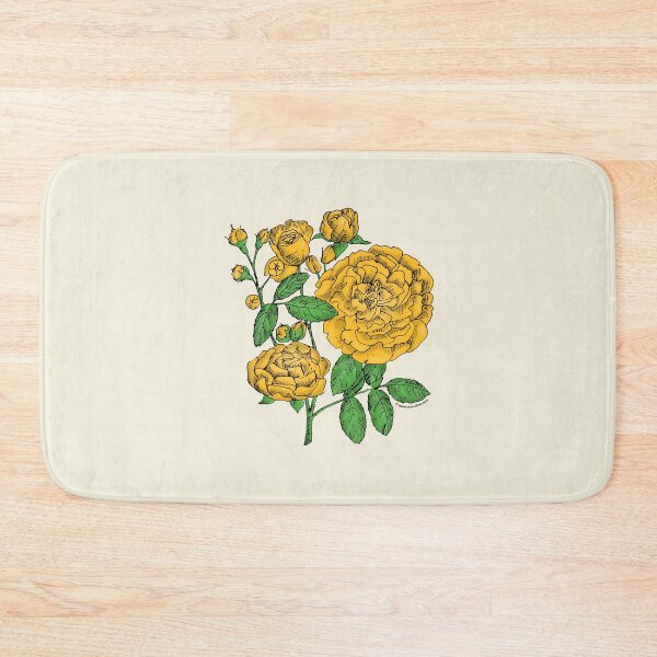 Item preview, Yellow Rosette Rose Bloom Full 26-40 Petals In 3+ Rows designed and sold by Rachael Taylor.