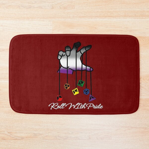 Item preview, Asexual DND Rainbow Pride Flag, Ace Roll With Pride Design, Dungeon Master designed and sold by Travelslightly.
