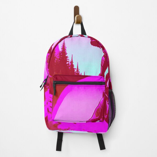 Item preview, Pink Moonlight Ride: Mountain Biker in the Pale Glow designed and sold by GrizzlyCollective.