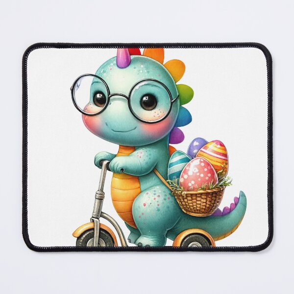 Item preview, Easter Dinosaur on Scooter with Easter Eggs designed and sold by au2515.