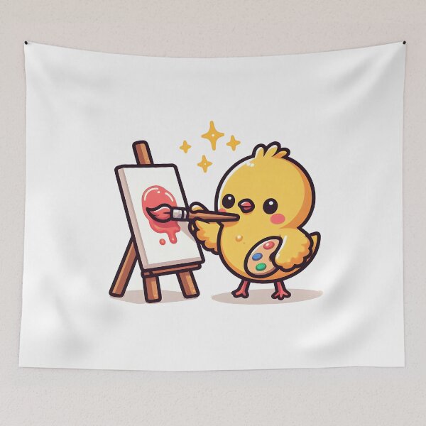 Item preview, Kawaii Chick: A Paintbrush designed and sold by CanvasCutie.