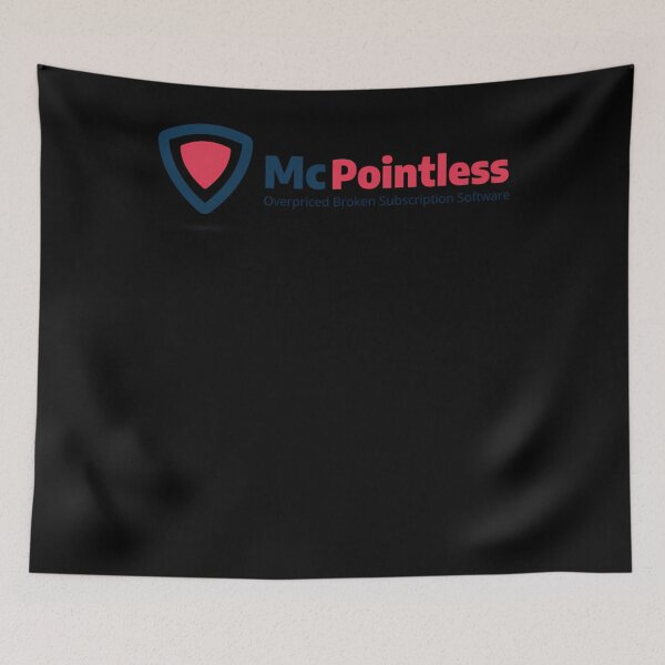 Item preview, Mcpointless Modern Antivirus Satire Company Logo designed and sold by LOGANAVIL6.
