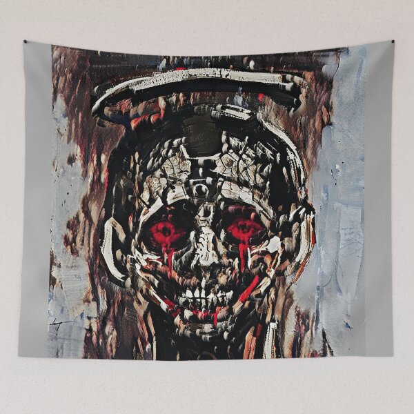 Item preview, Smile Through The Pain: Abstract Portrait of Emotional Dichotomy designed and sold by REALKIRAN.