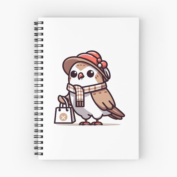 Item preview, Kawaii Falcon With Fashionable Hat designed and sold by CanvasCutie.