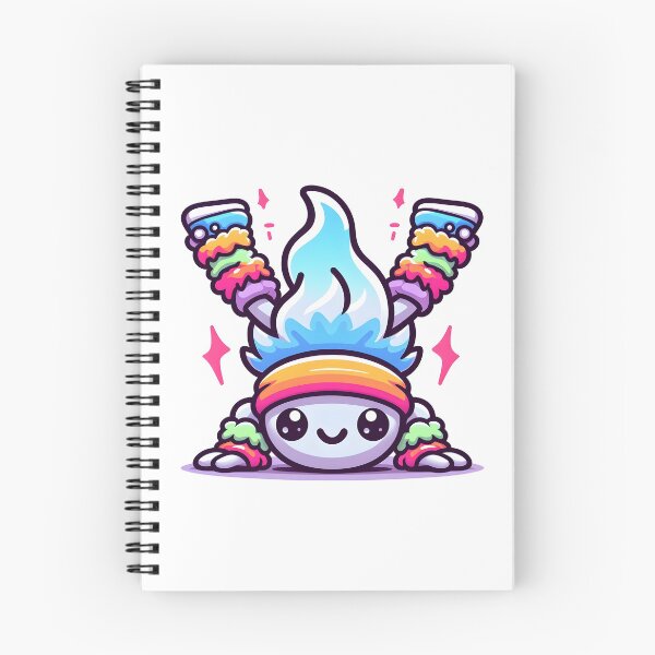 Item preview, Kawaii Energetic Wraith With Colorful Leg Warmers designed and sold by CanvasCutie.