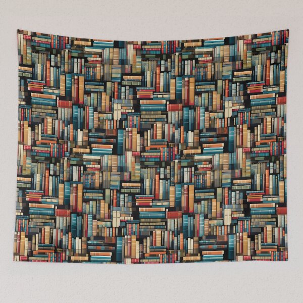 Item preview, Books Pattern designed and sold by murkyswamp.