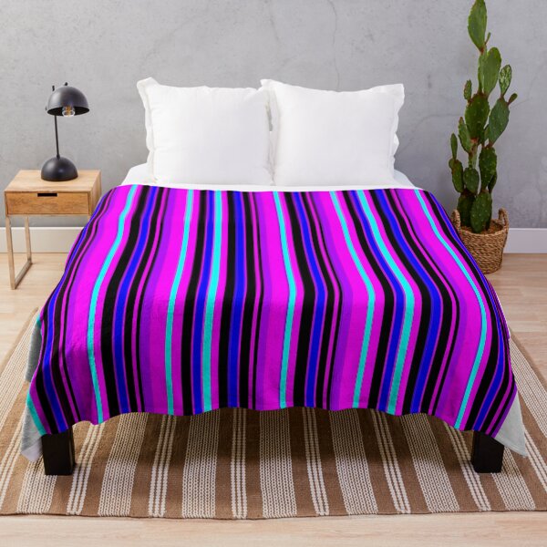 Item preview, Blend Colours Stripes Dominant Purple designed and sold by Pattern Hub.