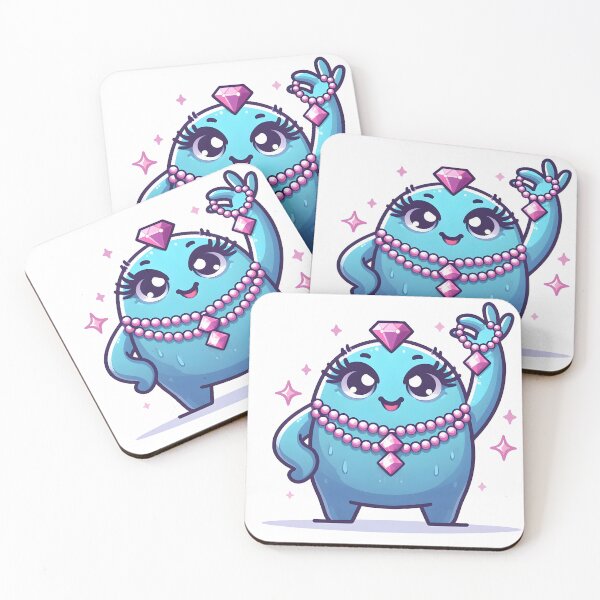 Item preview, Kawaii Monster: Diamond Necklace designed and sold by CanvasCutie.