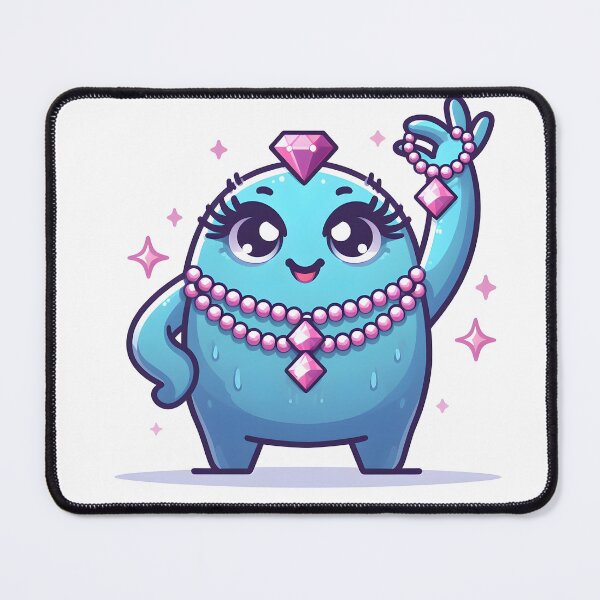Item preview, Kawaii Monster: Diamond Necklace designed and sold by CanvasCutie.