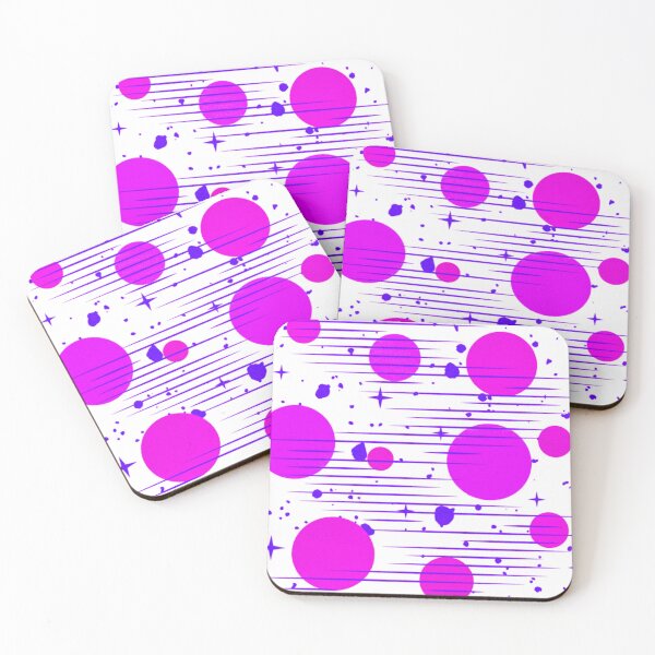 Item preview, Plain White with Purple Blend Colours Stripes and Polkadot  designed and sold by Pattern Hub.