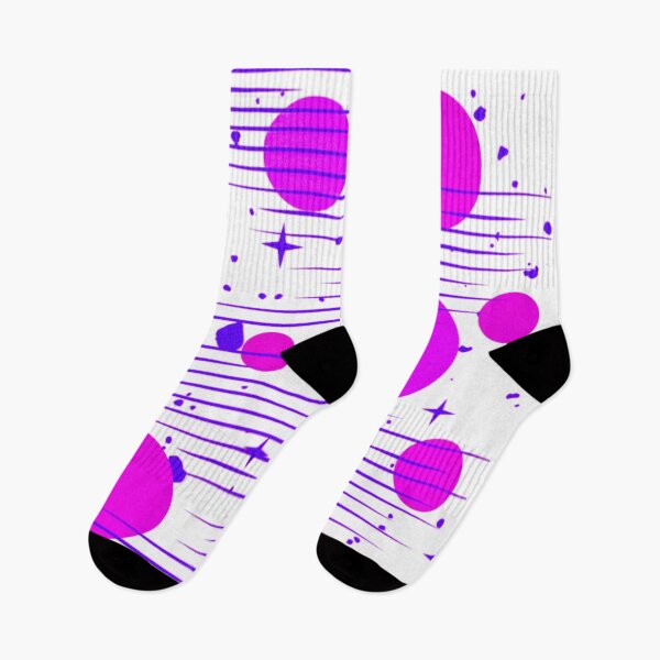 Item preview, Plain White with Purple Blend Colours Stripes and Polkadot  designed and sold by Pattern Hub.