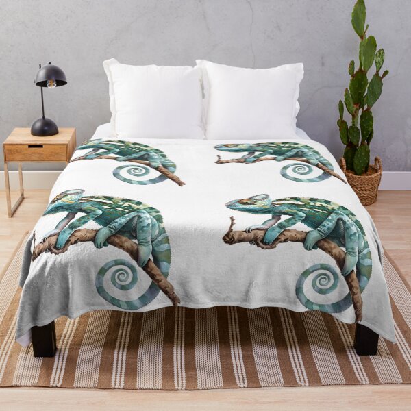 Item preview, Panther chameleon clings to a branch, bright and beautiful colors. #8 designed and sold by kizenya.