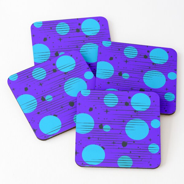 Item preview, Blue & Purple Blended Stripes and Polkadot designed and sold by Pattern Hub.
