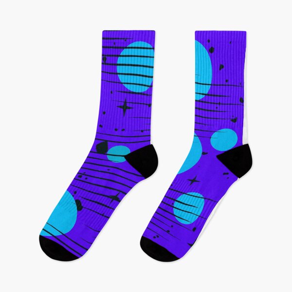 Item preview, Blue & Purple Blended Stripes and Polkadot designed and sold by Pattern Hub.