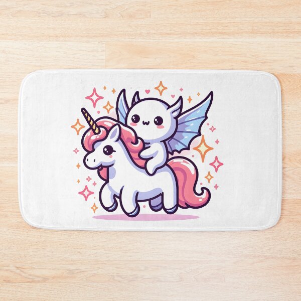 Item preview, Kawaii Sparkling Banshee Riding On Sparkling Unicorn designed and sold by CanvasCutie.